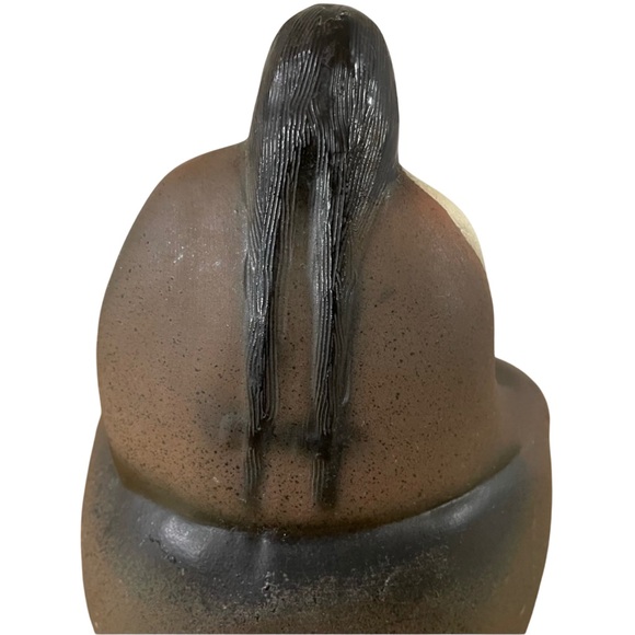 Vintage Eduardo Vega Red Clay Native American Woman Southwestern Ceramic 6” - Picture 5 of 9